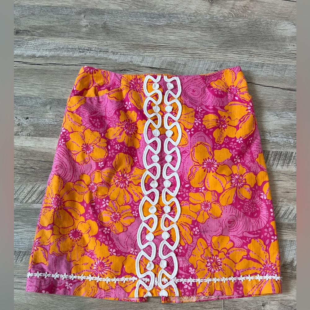 Vintage Lily Pulitzer Originals Ten Ton Roslyn Skirt Size 0